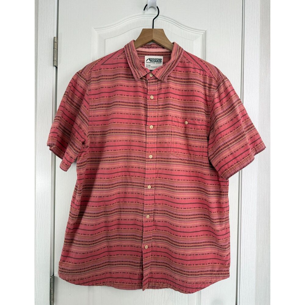 Mountain Khakis Horizon Short Sleeve Button Front Shirt - Men's XL